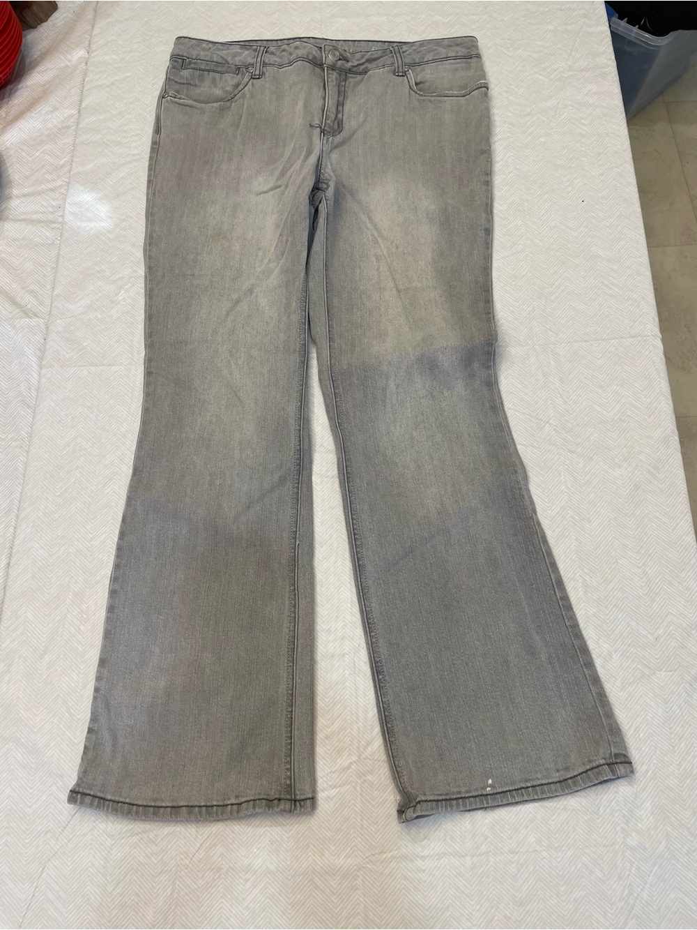 Faded Glory Gray Flare Jeans